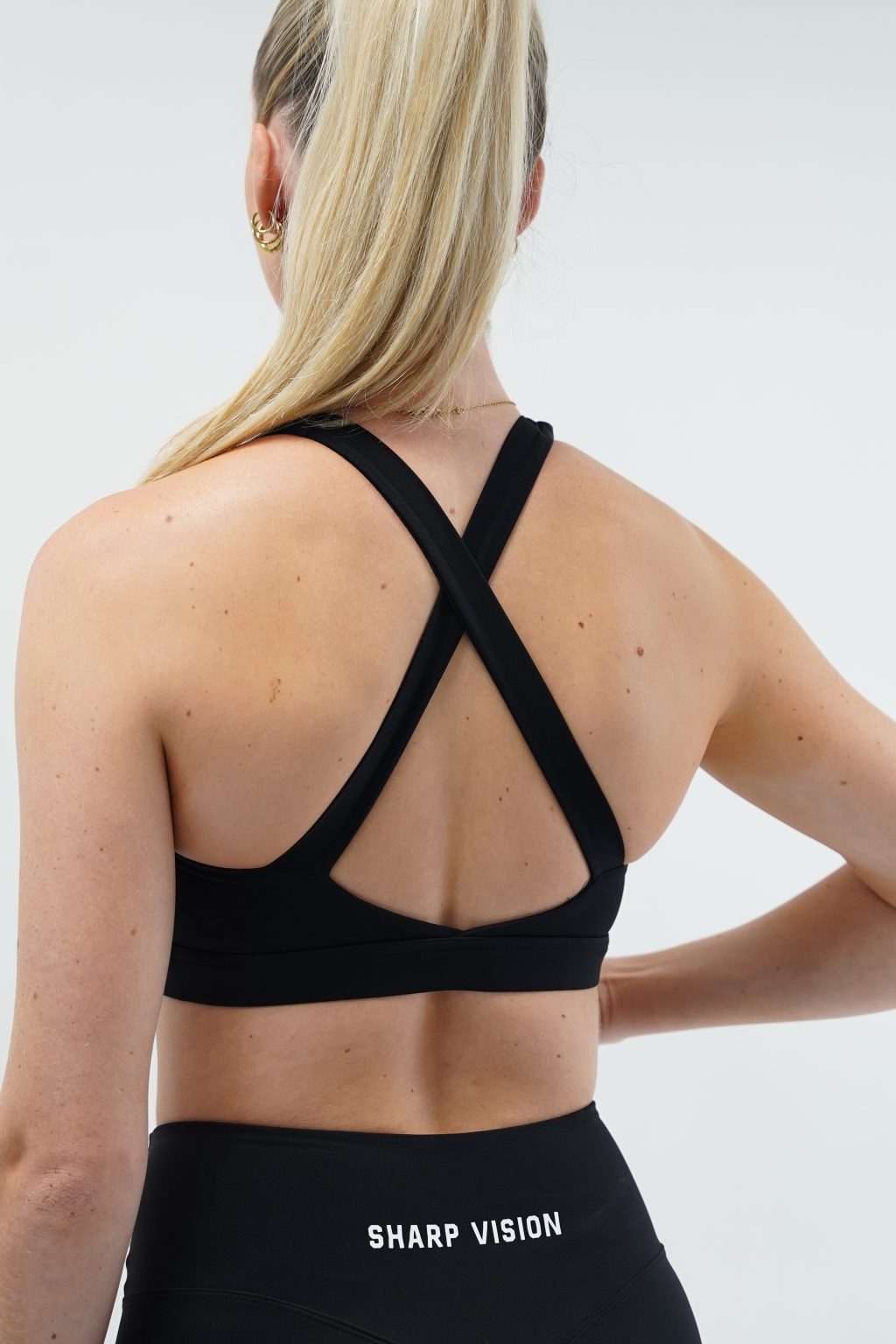 Sculpt Sports Bra - Black - Image 4