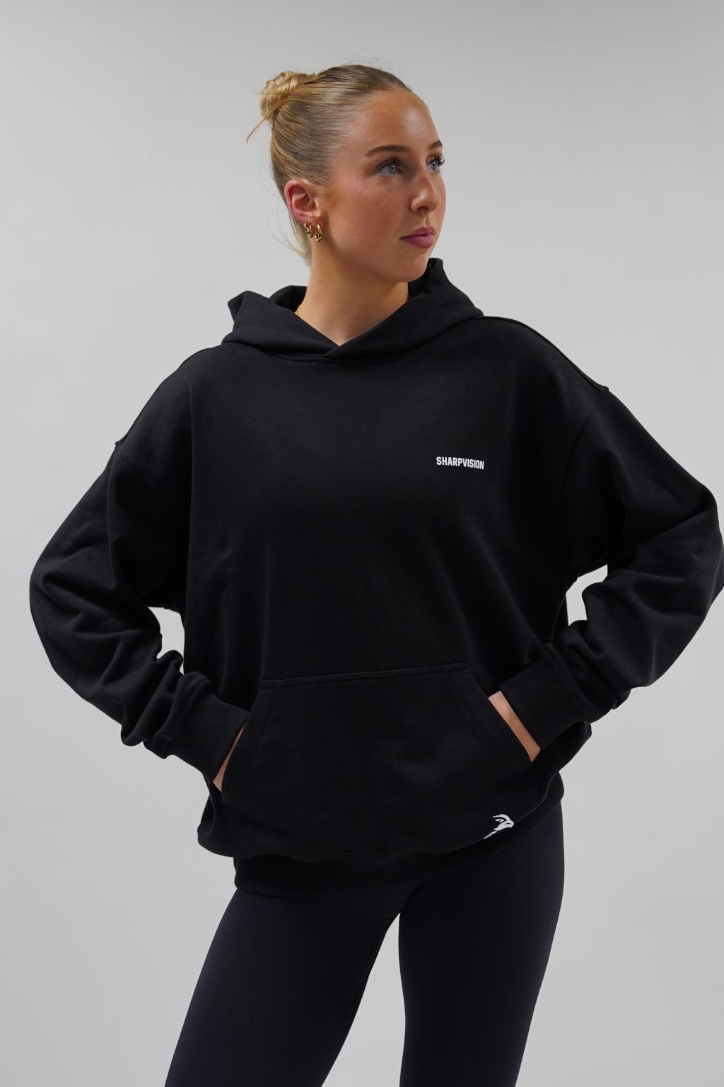 Oversized Hoodie Unisex – Black Village Edition - Image 5