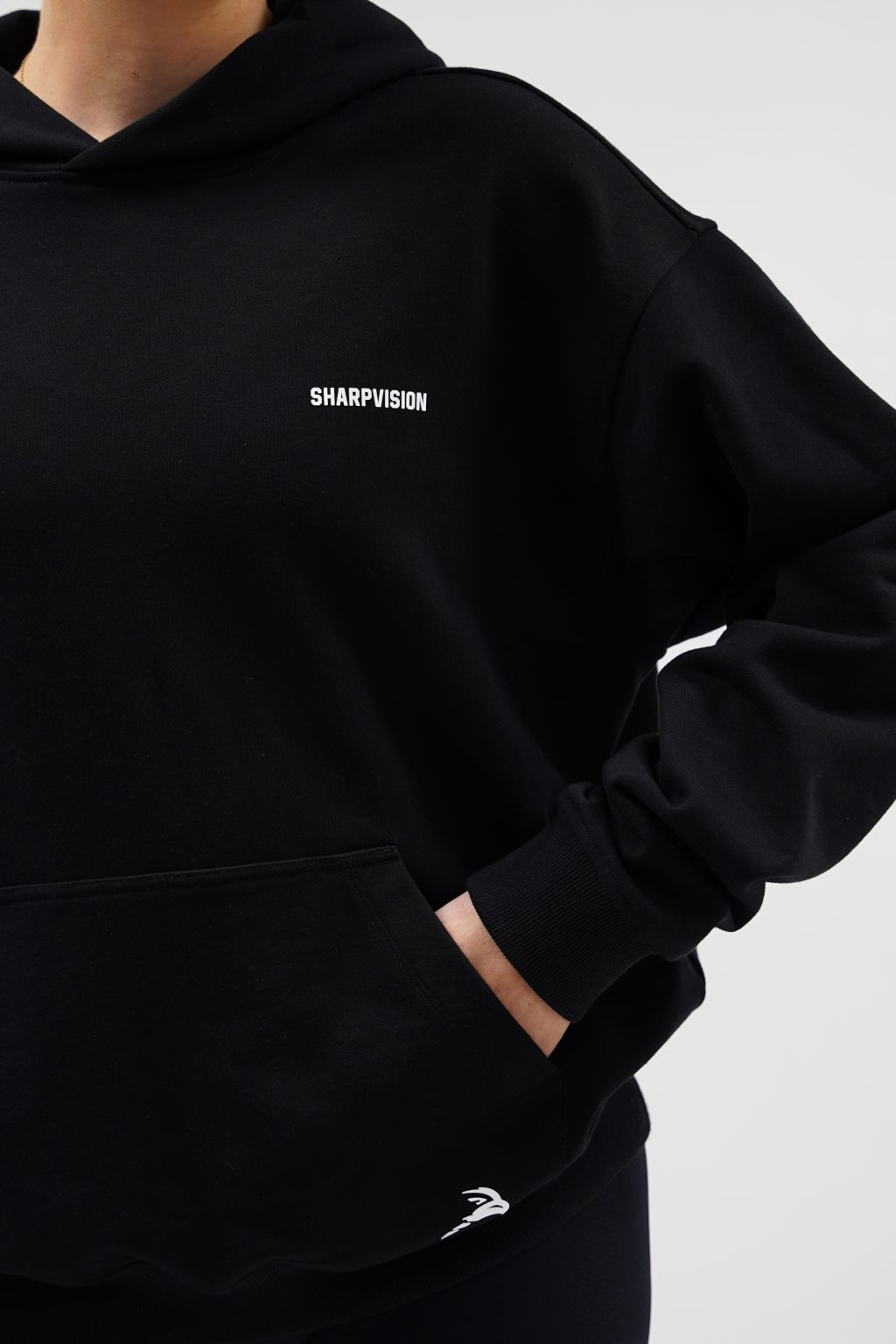 Oversized Hoodie Unisex – Black Village Edition - Image 3