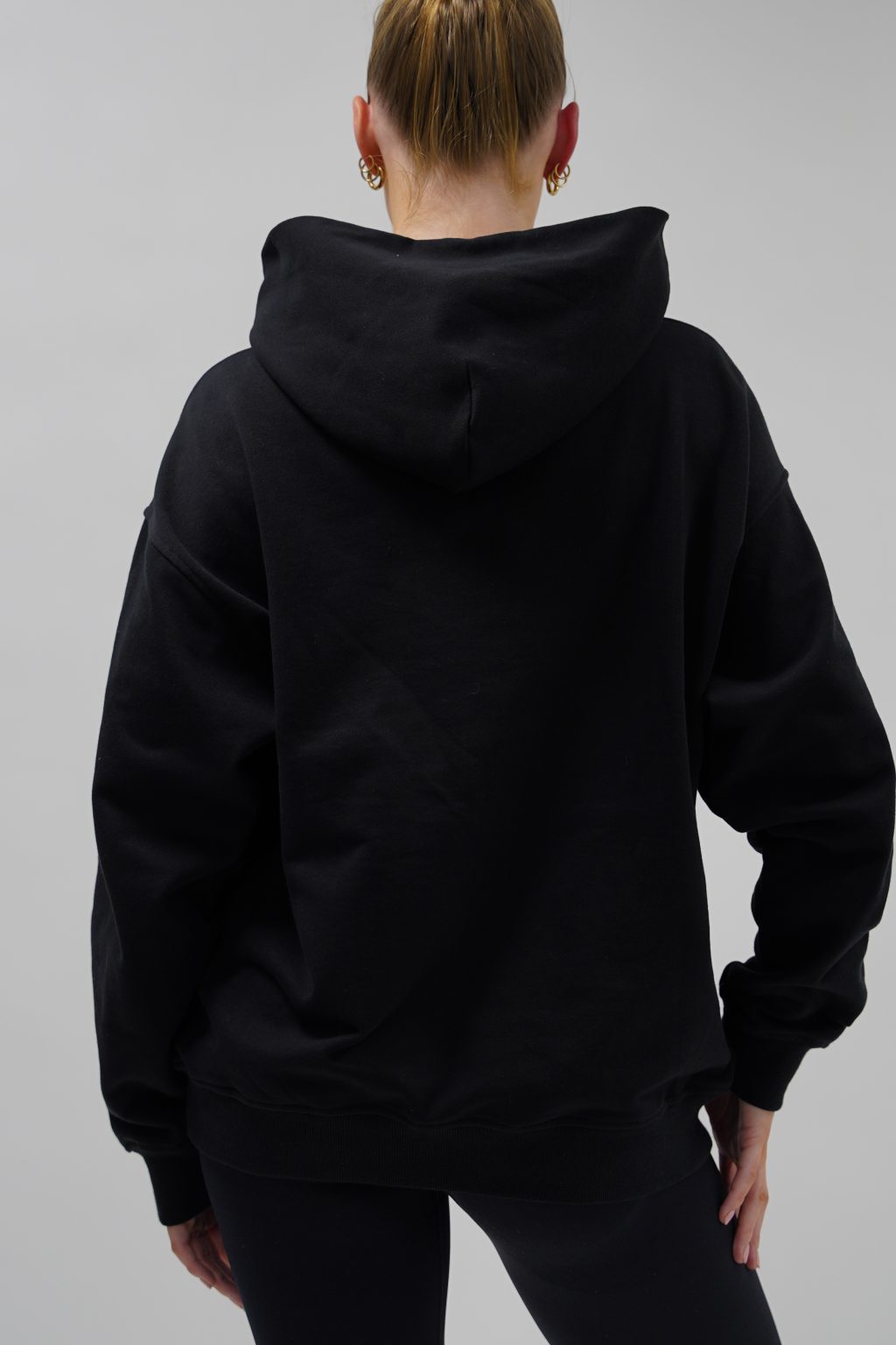 Oversized Hoodie Unisex – Black Village Edition - Image 2