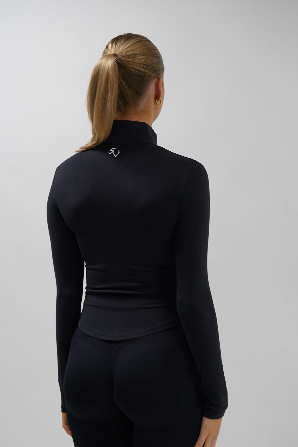 1/4 ZIP VEST Curve  - Black - Image 3