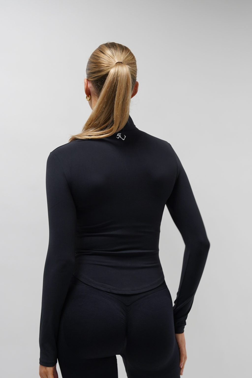 1/4 ZIP VEST Curve  - Black - Image 2