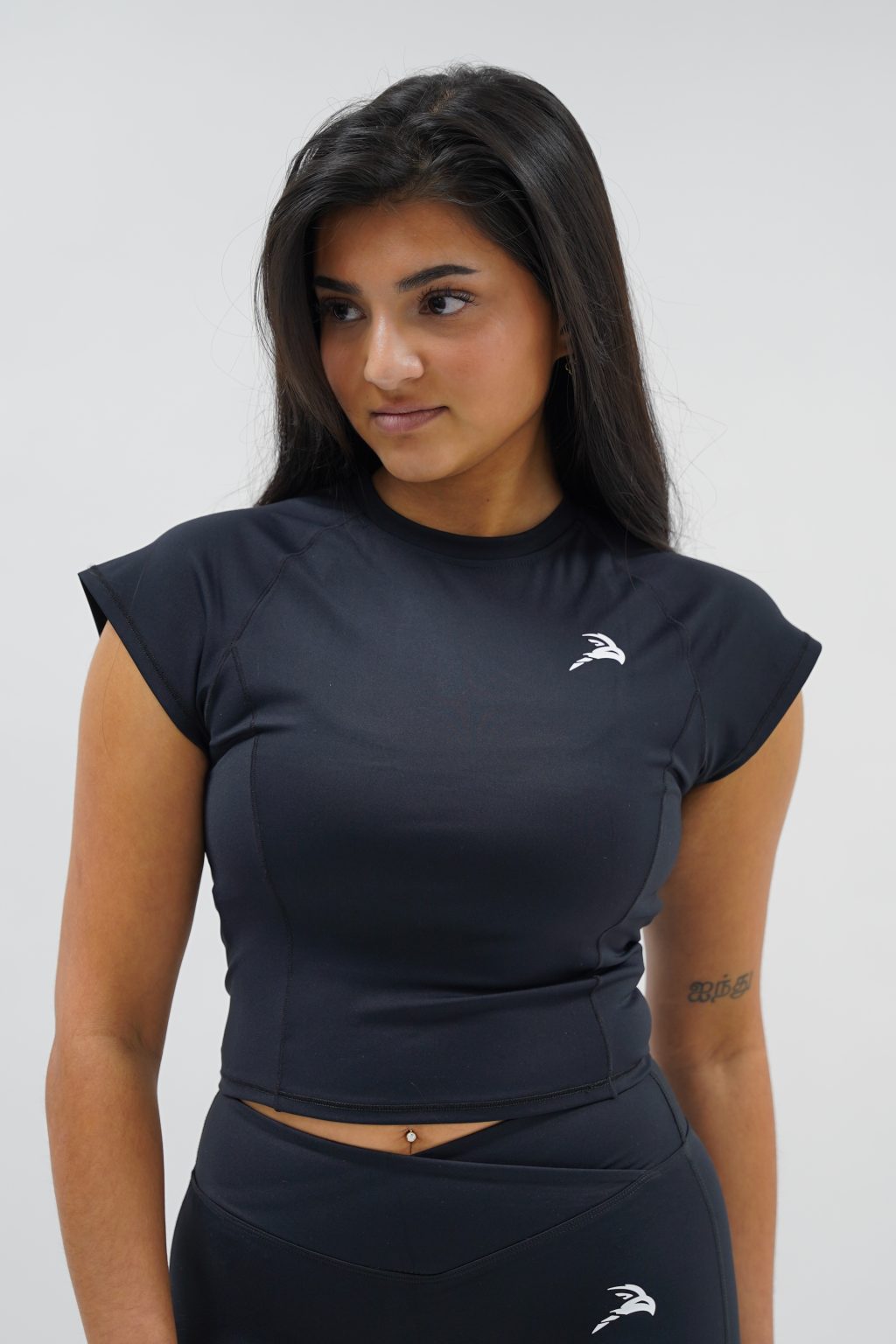 Sculpt Croptop - Black