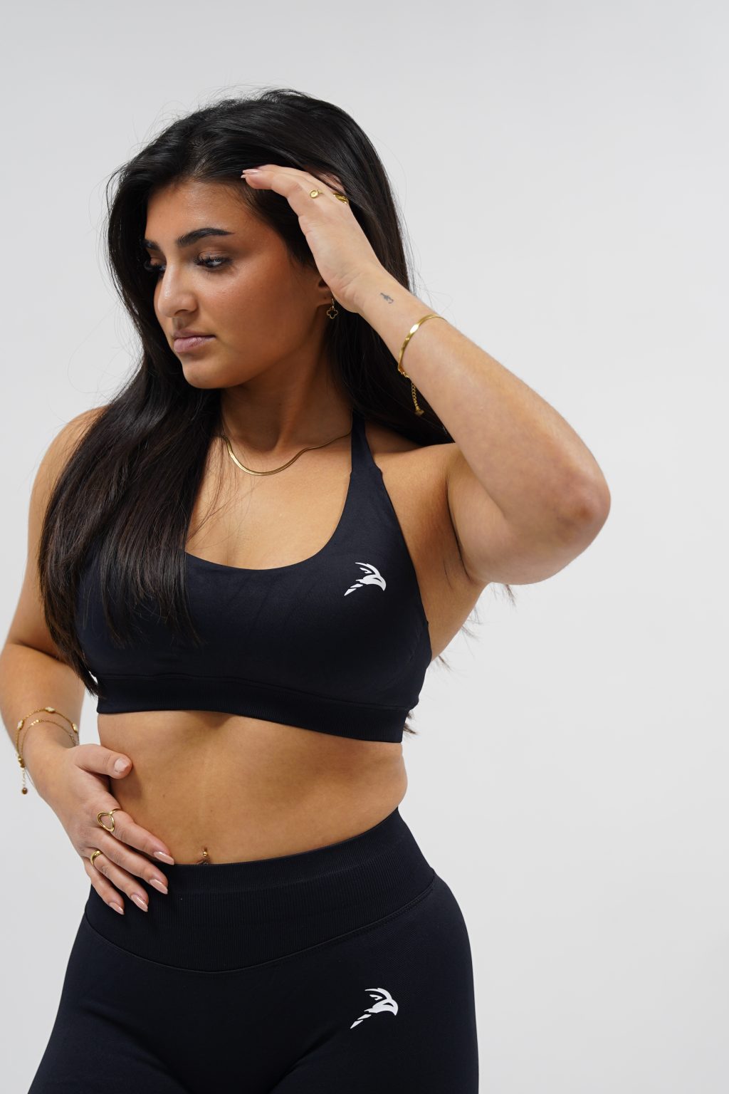 Core Luxe Sports Bra - Black - Image 6